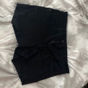 Jane High Rise Fray Hem Cut-Off Hot Shorts